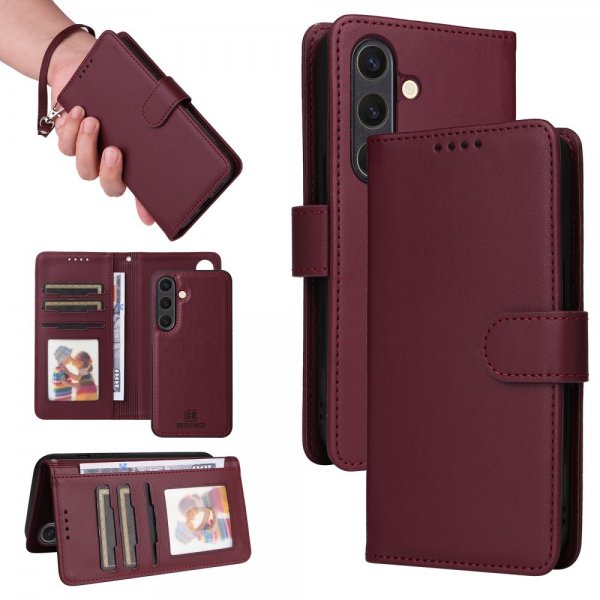Betopnice Samsung Galaxy S25 Etui Avtagbart Deksel 005 Rød