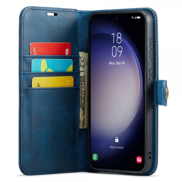 Dg.Ming Samsung Galaxy S25 Etui Avtagbart Deksel Blå