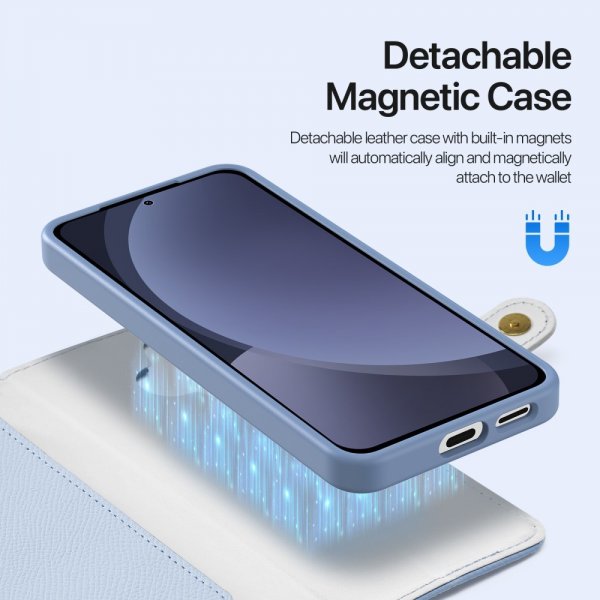 Dux Ducis Samsung Galaxy S25 Plus Etui 2-in-1 Lawa Series MagSafe Blå