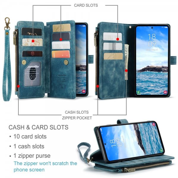 CaseMe Samsung Galaxy S24 Plus/S25 Plus Etui C30 Series Blå