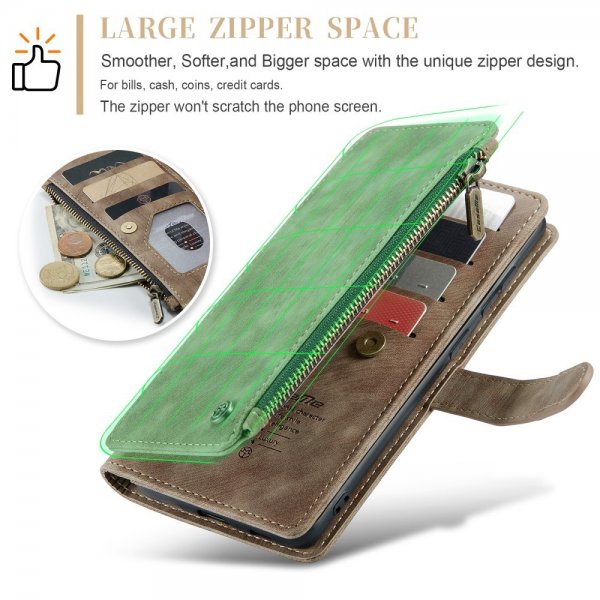 CaseMe Samsung Galaxy S24 Plus/S25 Plus Etui C30 Series Brun