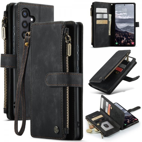 CaseMe Samsung Galaxy S24 Plus/S25 Plus Etui C30 Series Svart