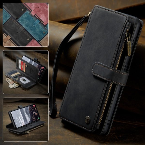 CaseMe Samsung Galaxy S24 Plus/S25 Plus Etui C30 Series Svart