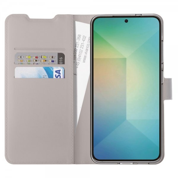 Vivanco Samsung Galaxy S25 Plus Etui Classic Wallet Greige