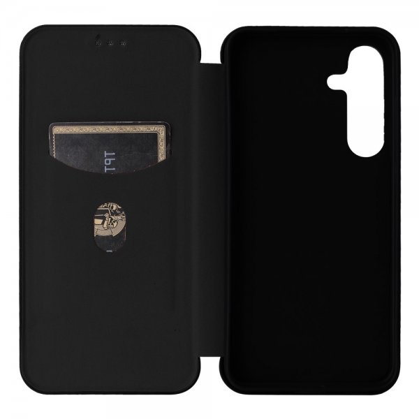 Samsung Galaxy S25 Plus Etui Karbonfibertekstur Svart