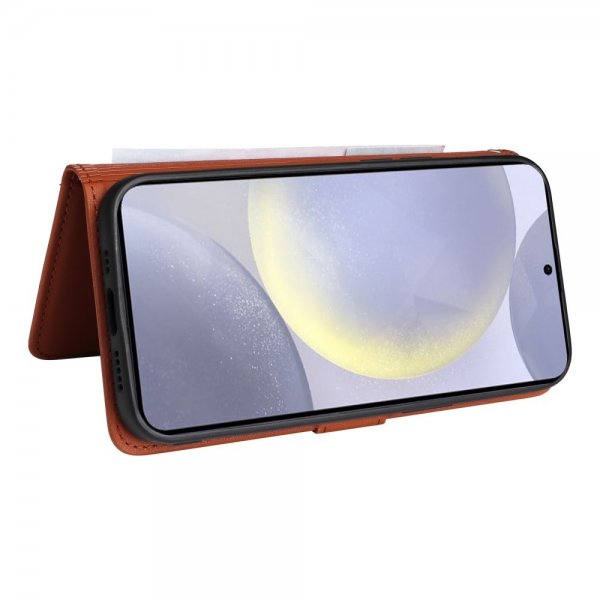 Betopnice Samsung Galaxy S25 Plus Etui Avtagbart Deksel 005 Brun