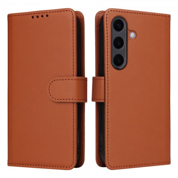 Betopnice Samsung Galaxy S25 Plus Etui Avtagbart Deksel 005 Brun