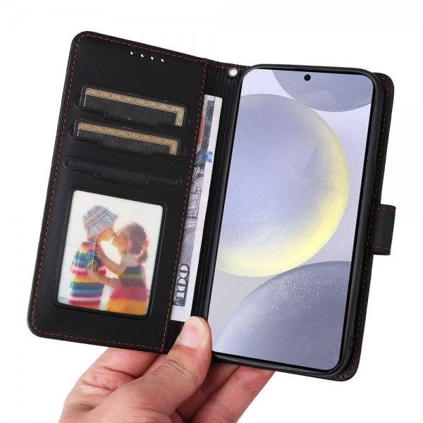 Betopnice Samsung Galaxy S25 Plus Etui Avtagbart Deksel 005 Svart
