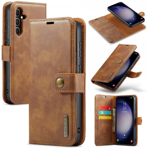 Dg.Ming Samsung Galaxy S25 Plus Etui Avtagbart Deksel Brun