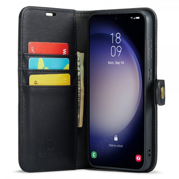 Dg.Ming Samsung Galaxy S25 Plus Etui Avtagbart Deksel Svart