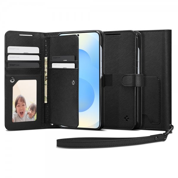 Spigen Samsung Galaxy S25 Plus Etui Wallet S Svart