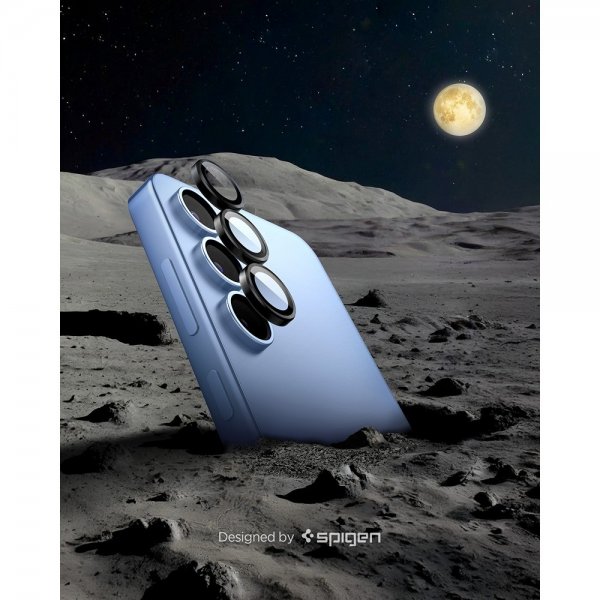 Spigen Samsung Galaxy S25 Plus Kamerabeskytter GLAS.tR EZ Fit Optik Pro 2-pakning Svart