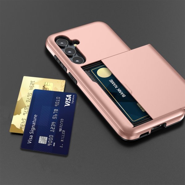 Samsung Galaxy S25 Plus Deksel Card Slide Blå