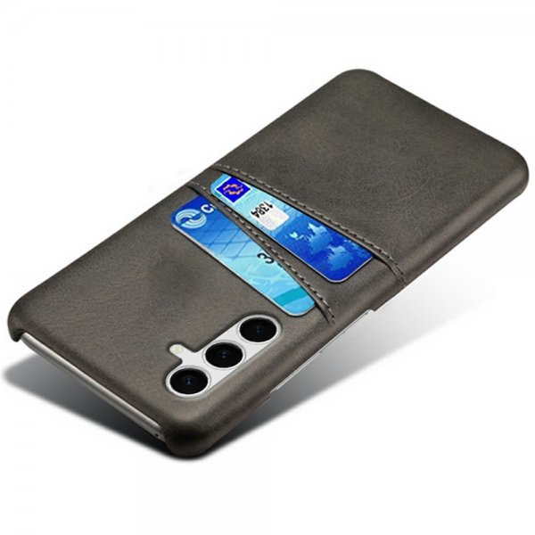 Samsung Galaxy S25 Plus Deksel med To Kortlommer Svart
