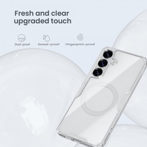 Nillkin Samsung Galaxy S25 Plus Deksel Nature Pro Series MagSafe Transparent