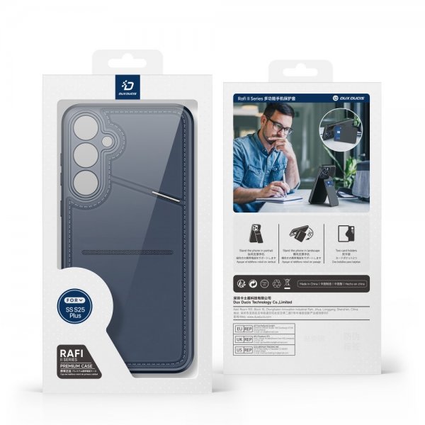 Dux Ducis Samsung Galaxy S25 Plus Deksel Rafi II Series MagSafe Blå