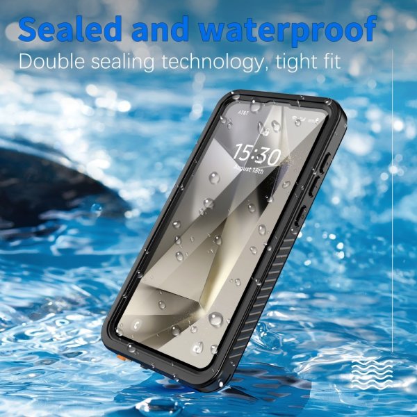 Redpepper Samsung Galaxy S25 Plus Deksel Vanntett IP68 Svart