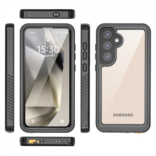 Redpepper Samsung Galaxy S25 Plus Deksel Vanntett IP68 Svart