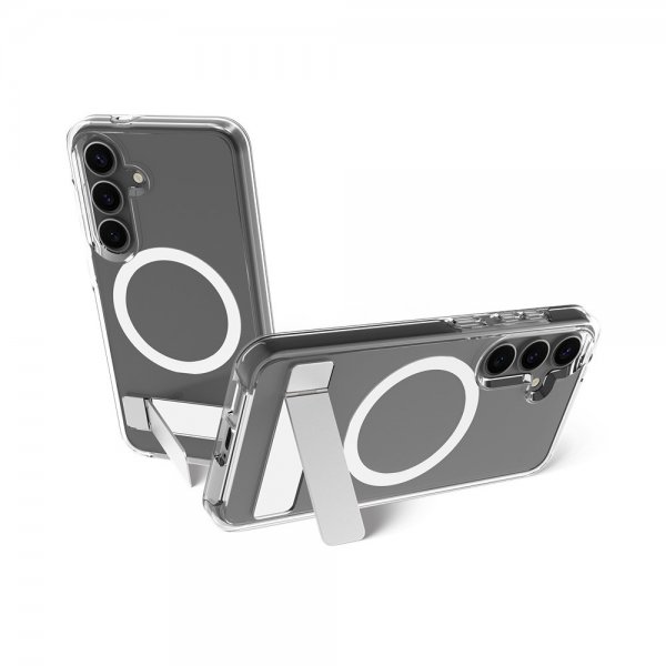 dbramante1928 Samsung Galaxy S25 Deksel Iceland Pro Qi2 Kickstand Transparent