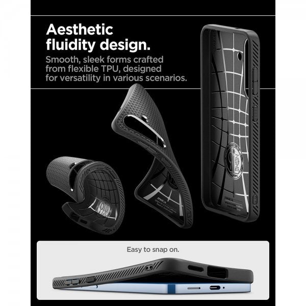 Spigen Samsung Galaxy S25 Deksel Liquid Air Matte Black