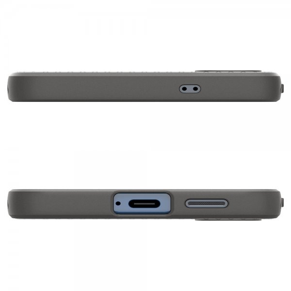 Spigen Samsung Galaxy S25 Deksel Liquid Air Marble Gray