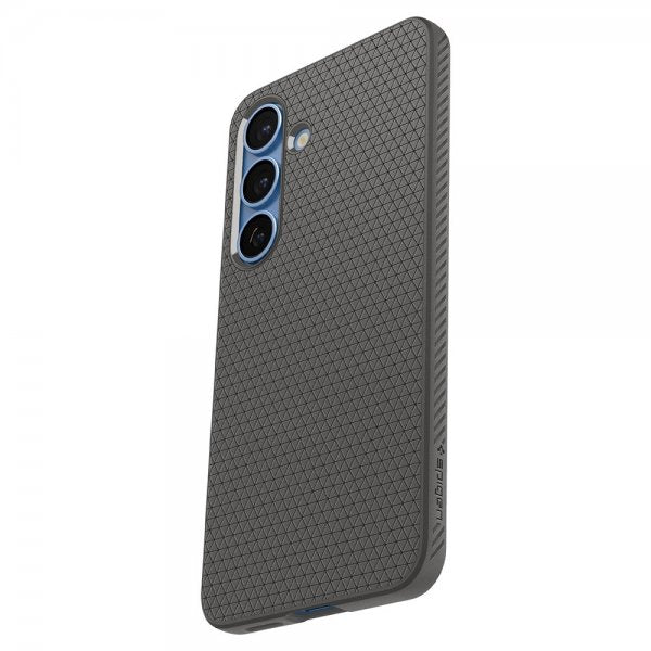 Spigen Samsung Galaxy S25 Deksel Liquid Air Marble Gray