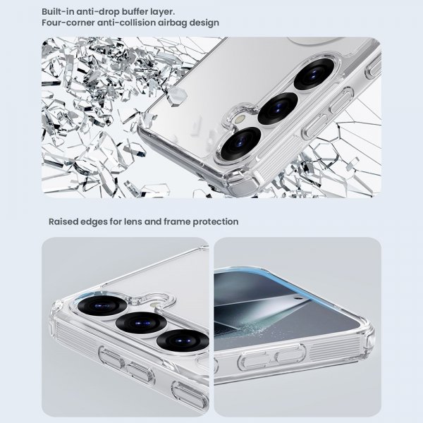 Nillkin Samsung Galaxy S25 Deksel Nature Pro Series MagSafe Transparent
