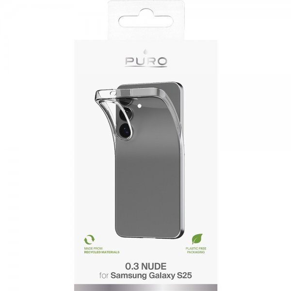 Puro Samsung Galaxy S25 Deksel Nude Transparent