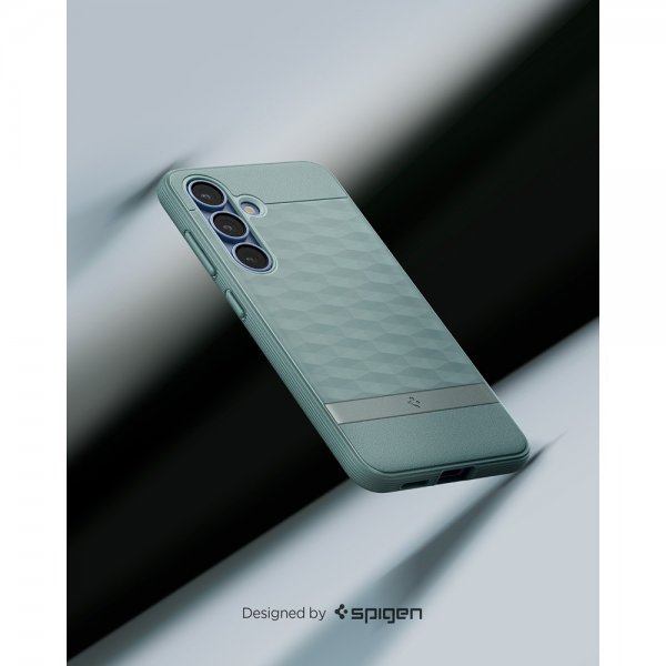 Spigen Samsung Galaxy S25 Deksel Parallax MagFit Sage Green