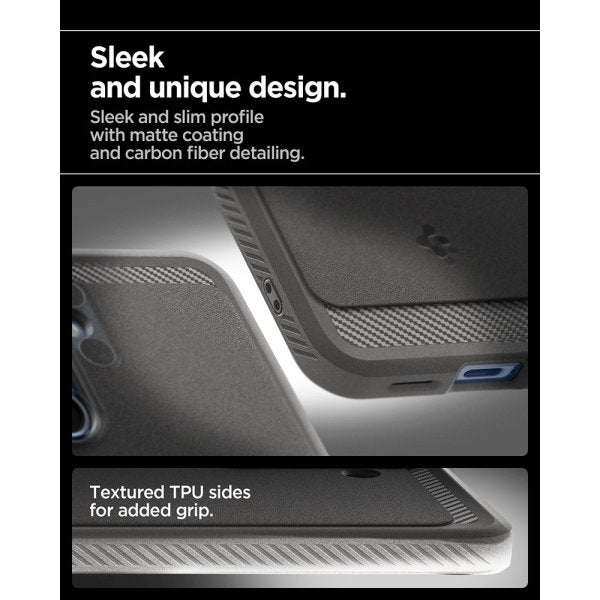 Spigen Samsung Galaxy S25 Deksel Rugged Armor MagFit Marble Gray