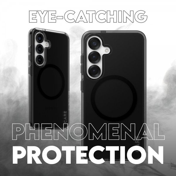 CARE by PanzerGlass Samsung Galaxy S25 Deksel Smokey MagSafe Svart