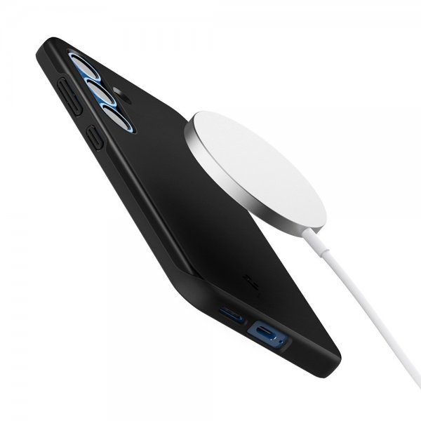 Spigen Samsung Galaxy S25 Deksel Thin Fit MagFit Svart