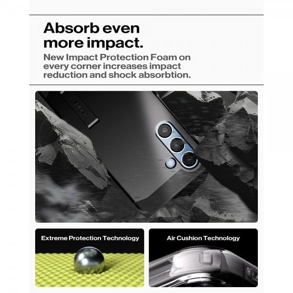 Spigen Samsung Galaxy S25 Deksel Tough Armor MagFit Svart