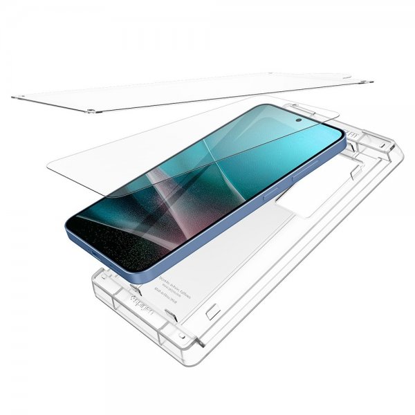 Spigen Samsung Galaxy S25 Skjermbeskytter EliteShield EZ Fit