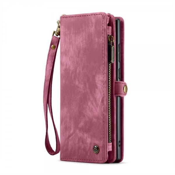 CaseMe Samsung Galaxy S25 Ultra Etui 008 Series Avtakbart Deksel Rød