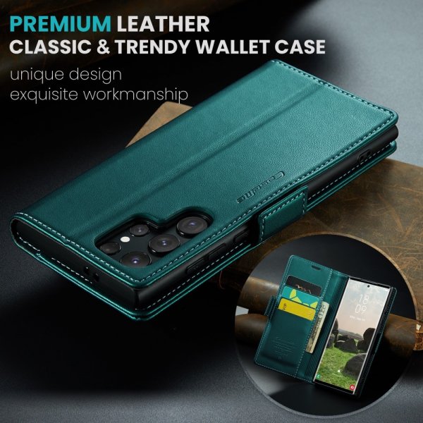 CaseMe Samsung Galaxy S25 Ultra Etui 023 Series Grønn