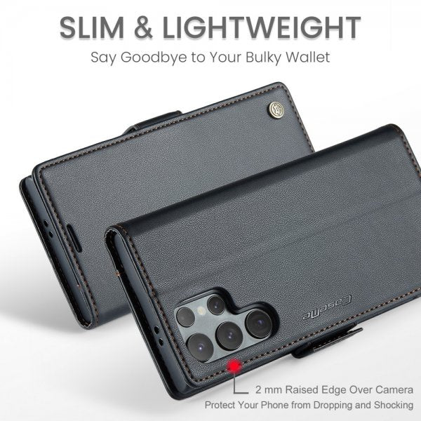 CaseMe Samsung Galaxy S25 Ultra Etui 023 Series Svart