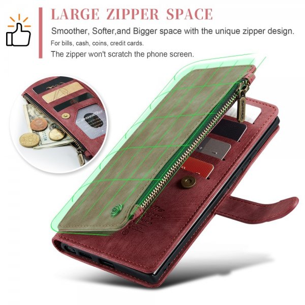 CaseMe Samsung Galaxy S25 Ultra Etui C30 Series Rød