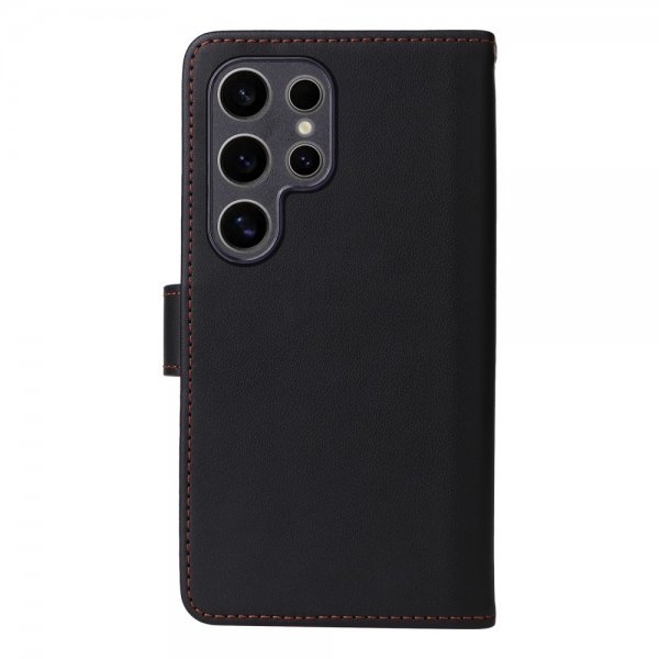 Betopnice Samsung Galaxy S25 Ultra Etui Avtagbart Deksel 005 Svart