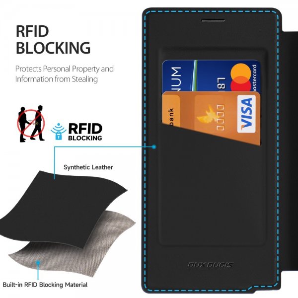 Dux Ducis Samsung Galaxy S25 Ultra Etui Skin X Pro Series Kickstand MagSafe Svart