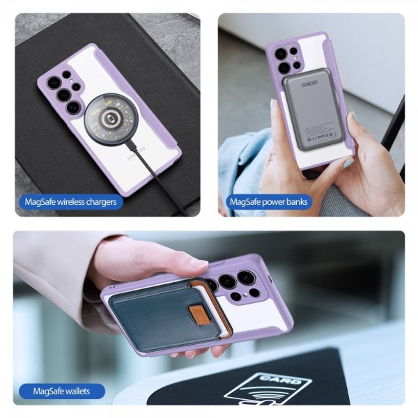 Dux Ducis Samsung Galaxy S25 Ultra Etui Skin X Pro Series MagSafe Lilla