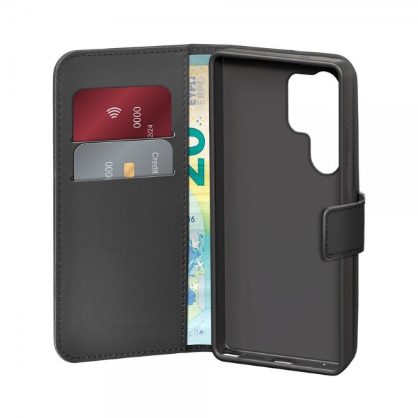 Puro Samsung Galaxy S25 Ultra Etui Wallet Stand Svart