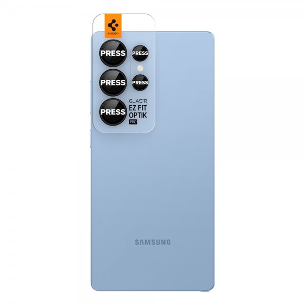 Spigen Samsung Galaxy S25 Ultra Kamerabeskytter GLAS.tR EZ Fit Optik Pro 2-pakning Svart