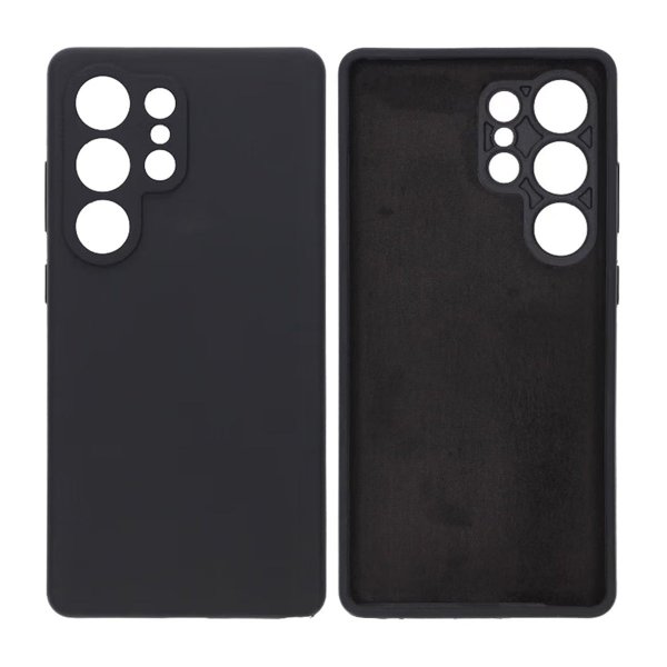 Samsung Galaxy S25 Ultra Deksel Silikon Svart