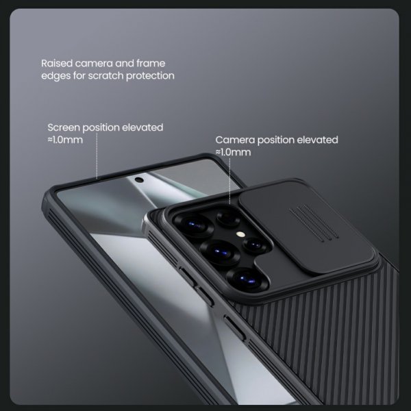 Nillkin Samsung Galaxy S25 Ultra Deksel CamShield Pro MagSafe Svart