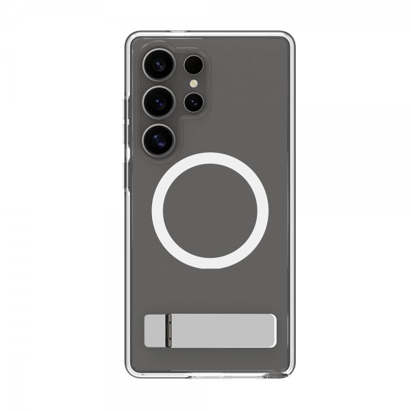 dbramante1928 Samsung Galaxy S25 Ultra Deksel Iceland Pro Qi2 Kickstand Transparent