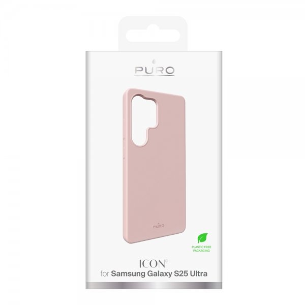 Puro Samsung Galaxy S25 Ultra Deksel Icon Rosa