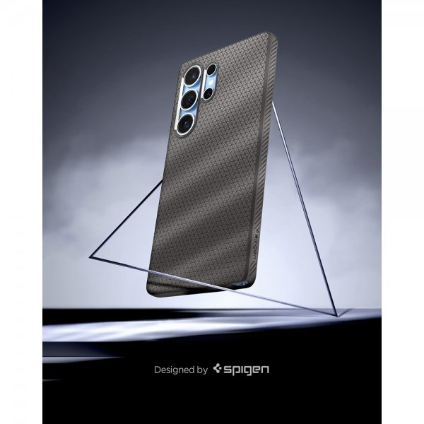 Spigen Samsung Galaxy S25 Ultra Deksel Liquid Air Marble Gray