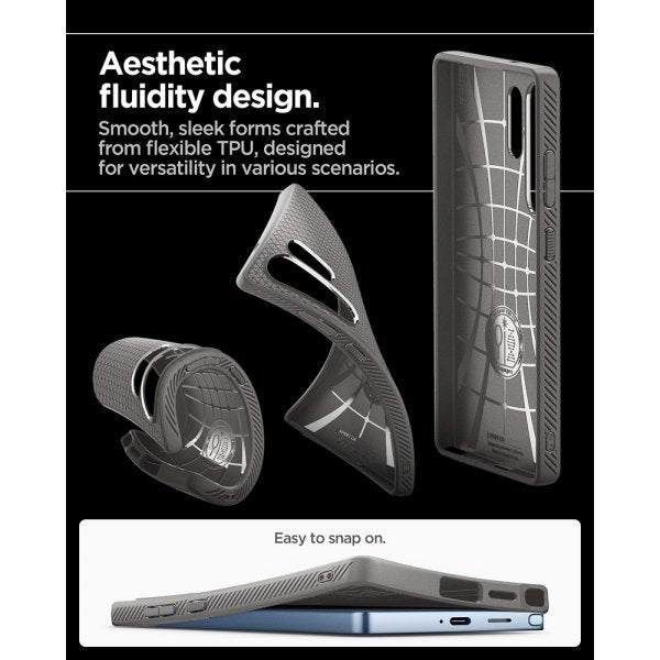 Spigen Samsung Galaxy S25 Ultra Deksel Liquid Air Marble Gray