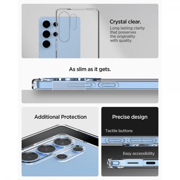Spigen Samsung Galaxy S25 Ultra Deksel Liquid Crystal Crystal Clear